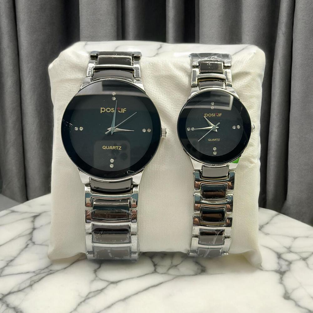Couple Analog Watches Steel 36mm Set (TS-29)