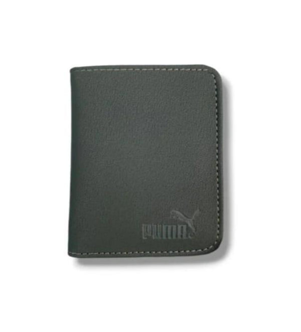 Men's Genuine Leather Wallet Grey Minimalist Design (TS-13)