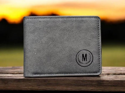 Premium Leather Wallet for Men Gray Brown Black (TS-11)