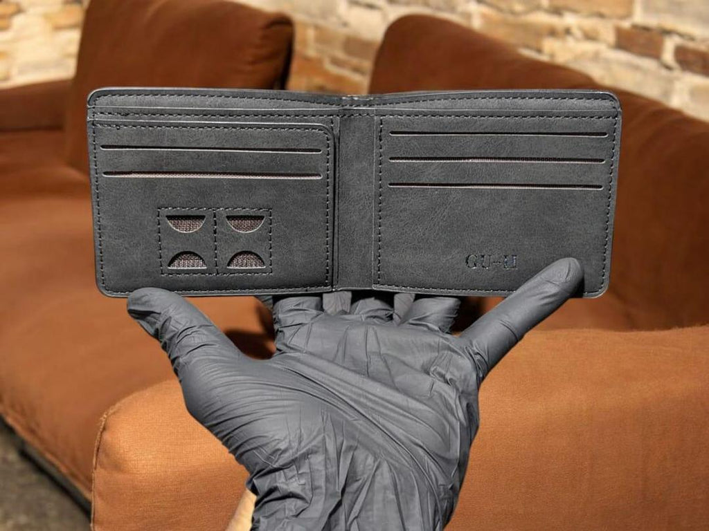 Premium Leather Wallet for Men Gray Brown Black (TS-11)