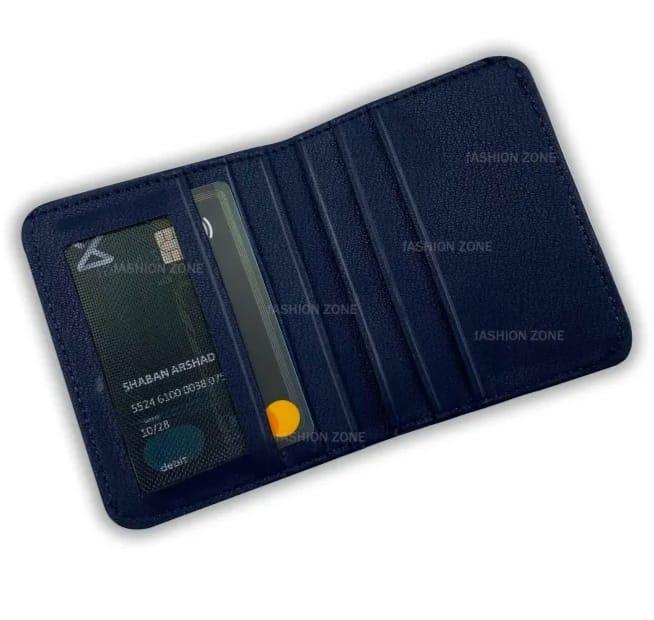 Men's Leather Wallet Black Orange Gray Puma Logo (TS-09)