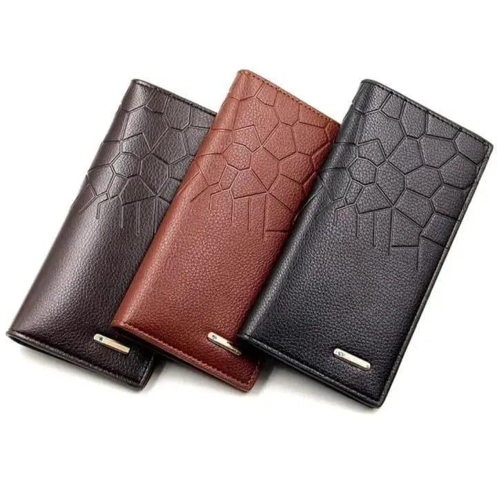 Premium Leather Wallet for Men - Stylish Croc Texture & Durable Design (TS-10)