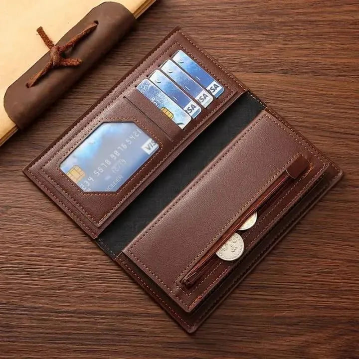 Premium Leather Wallet for Men - Stylish Croc Texture & Durable Design (TS-10)
