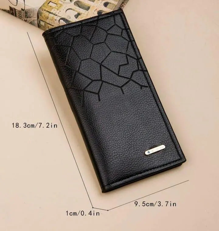 Premium Leather Wallet for Men - Stylish Croc Texture & Durable Design (TS-10)