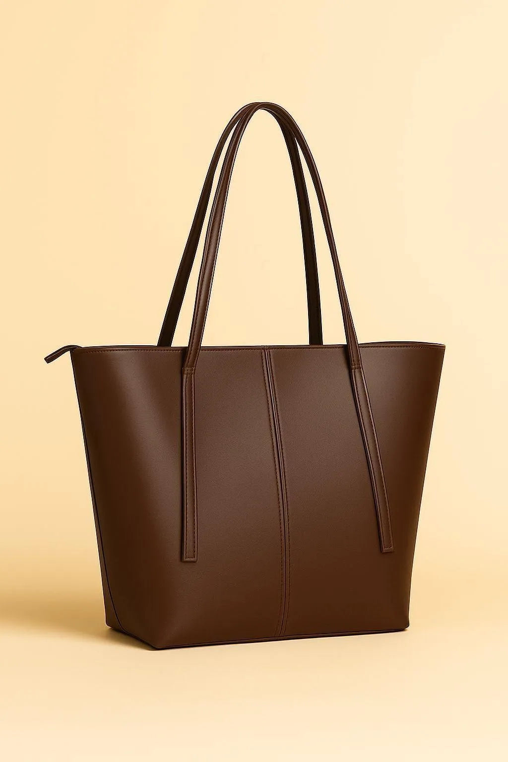 Brown Leather Tote Bag for Women (TS-03)