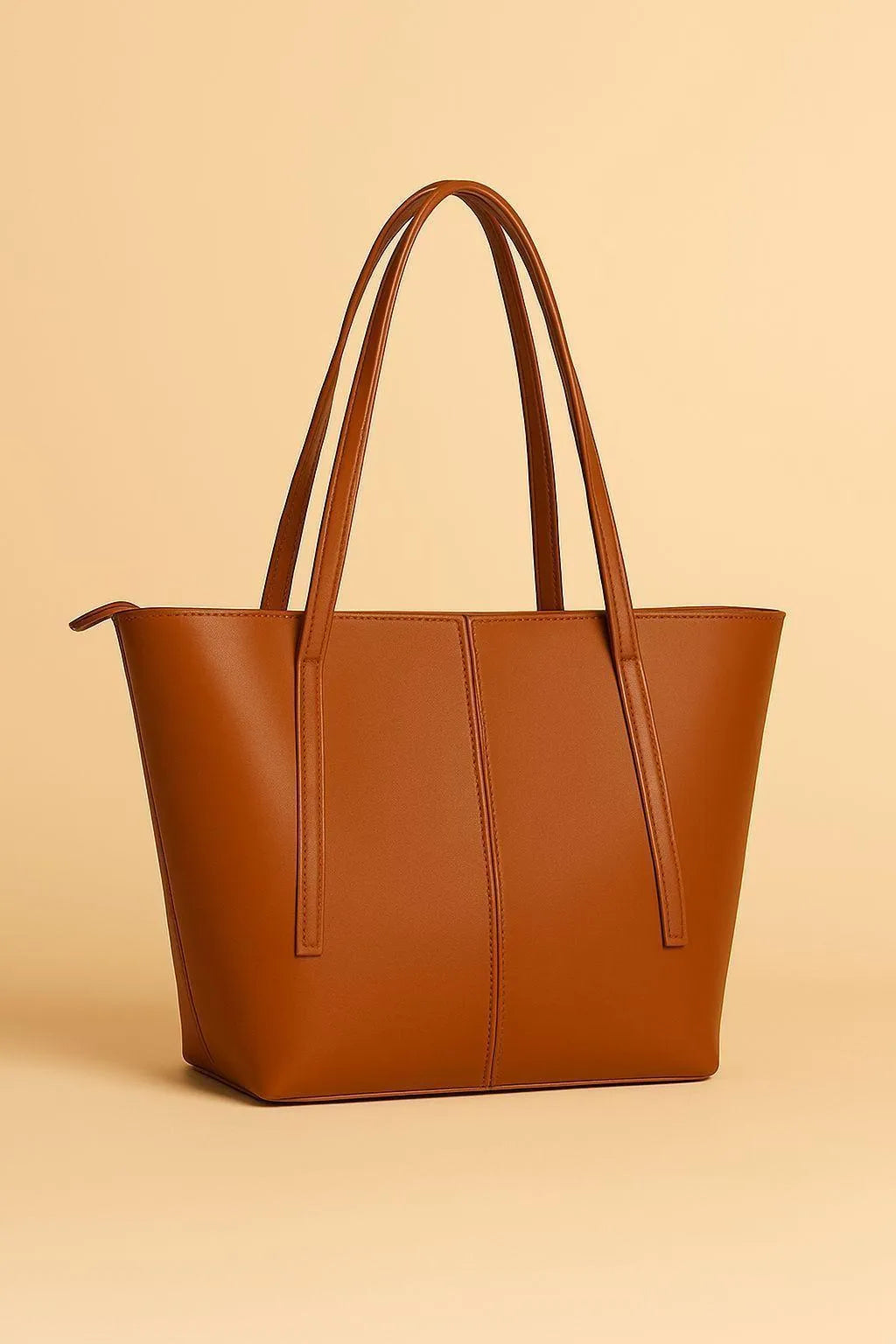 Brown Leather Tote Bag for Women (TS-03)