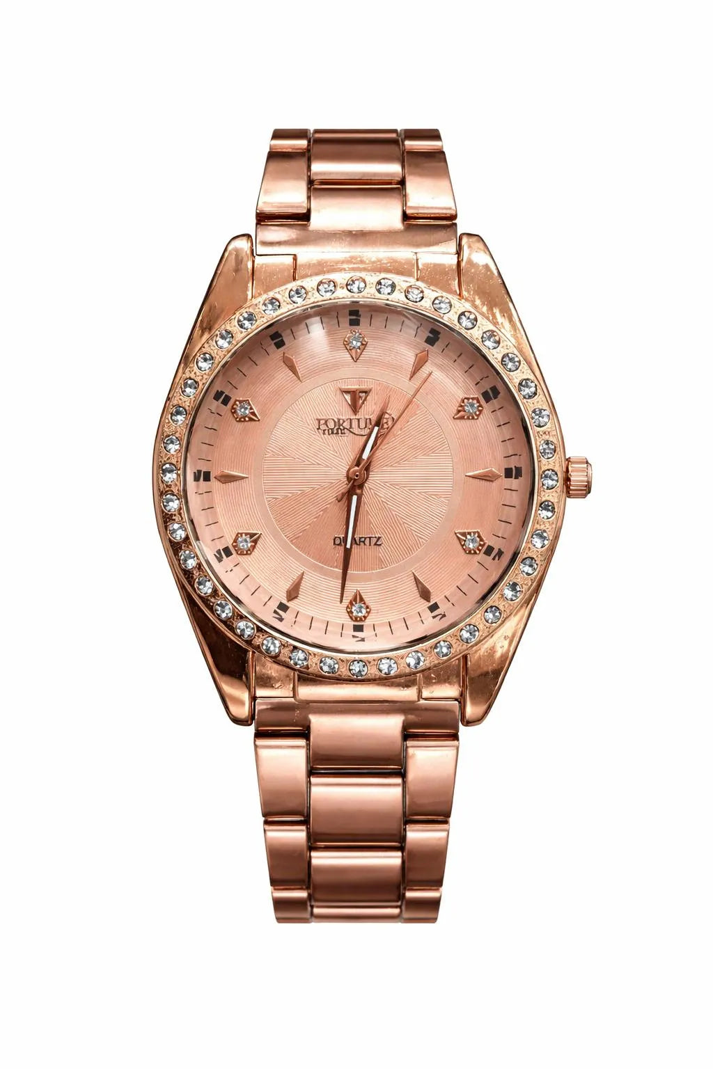 Rose Gold Women's Chain Strap Watch 22mm (TS-24)