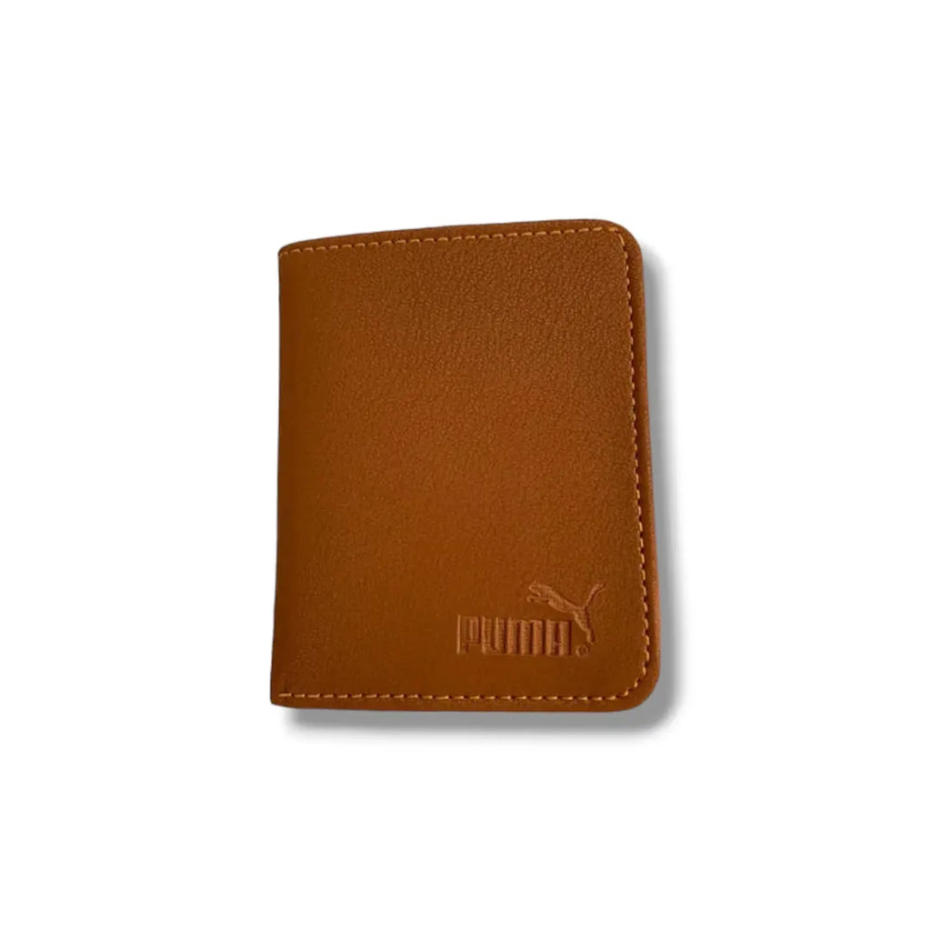 Men's Leather Wallet 6 Card Slots Black Brown Two Sides (TS-15)