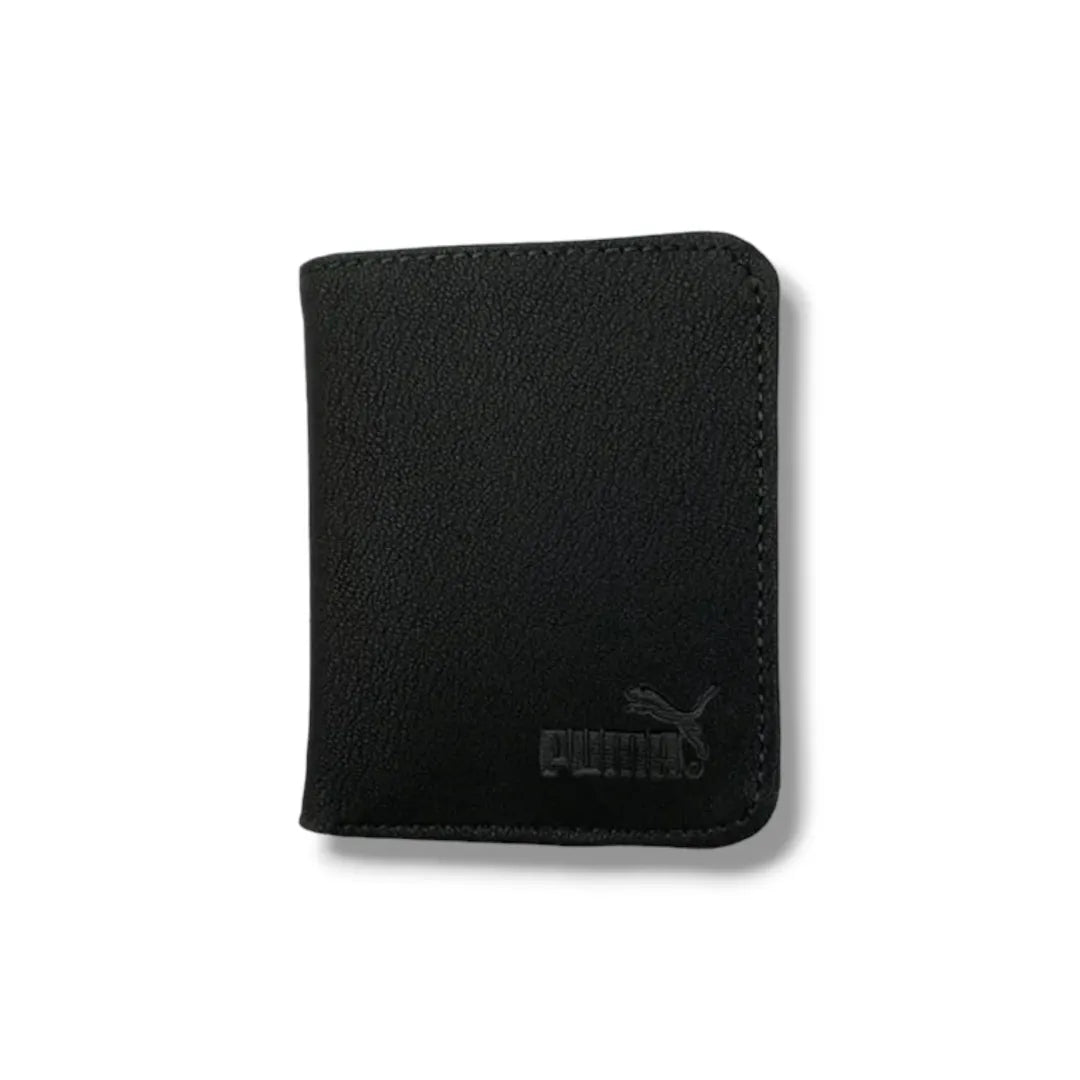Men's Leather Wallet 6 Card Slots Black Brown Two Sides (TS-15)