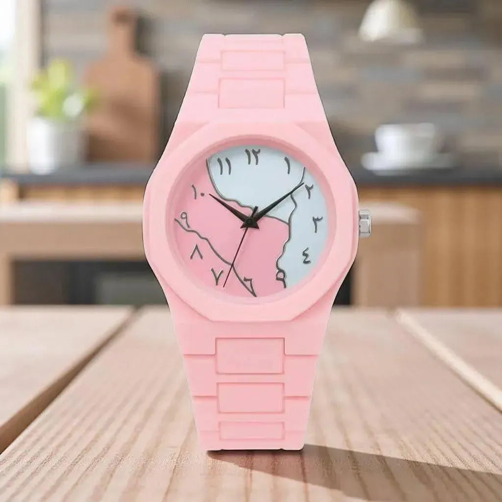 Pink Women's Carbon Fiber Analogue Watch 40mm (TS-25)