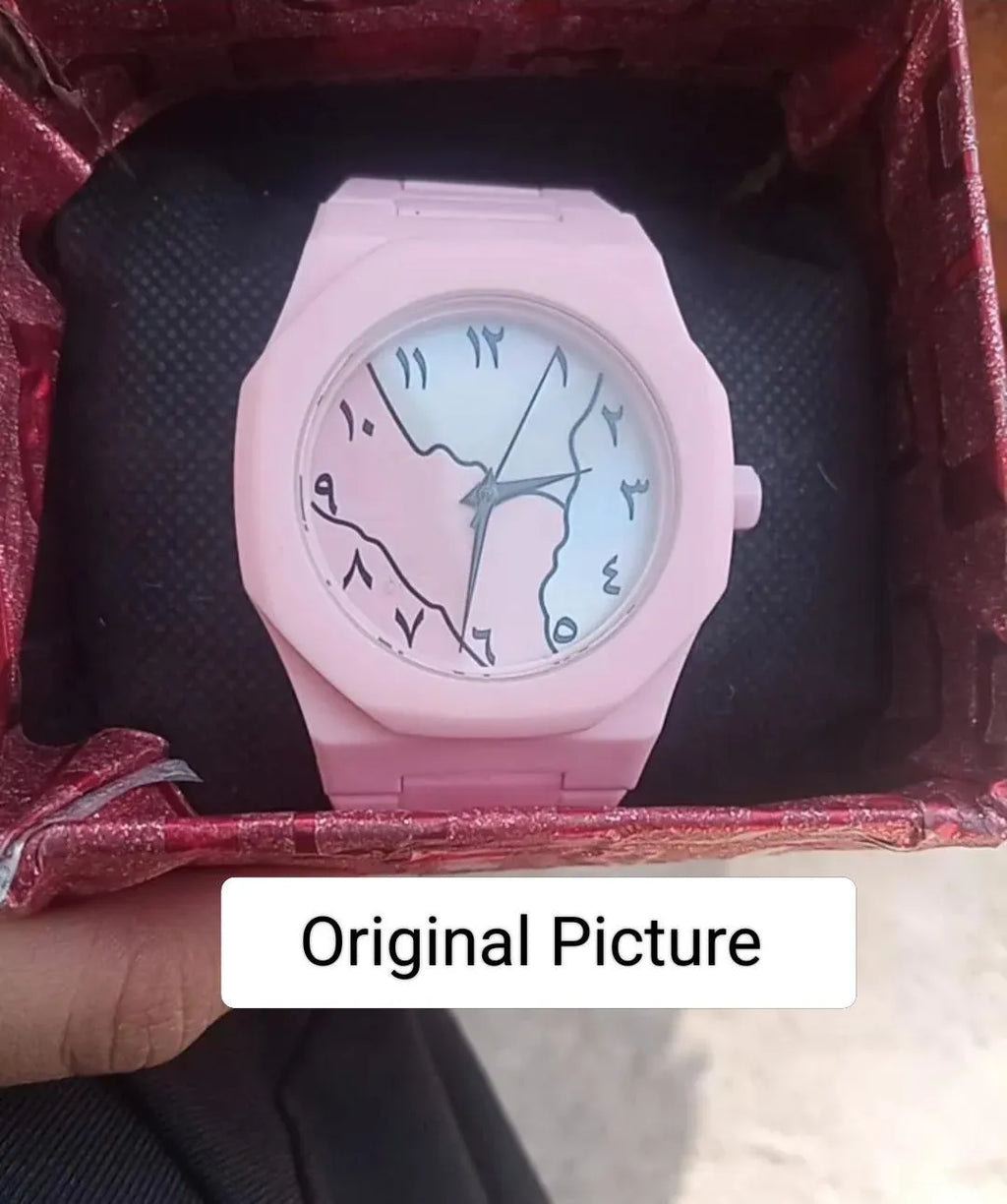Pink Women's Carbon Fiber Analogue Watch 40mm (TS-25)