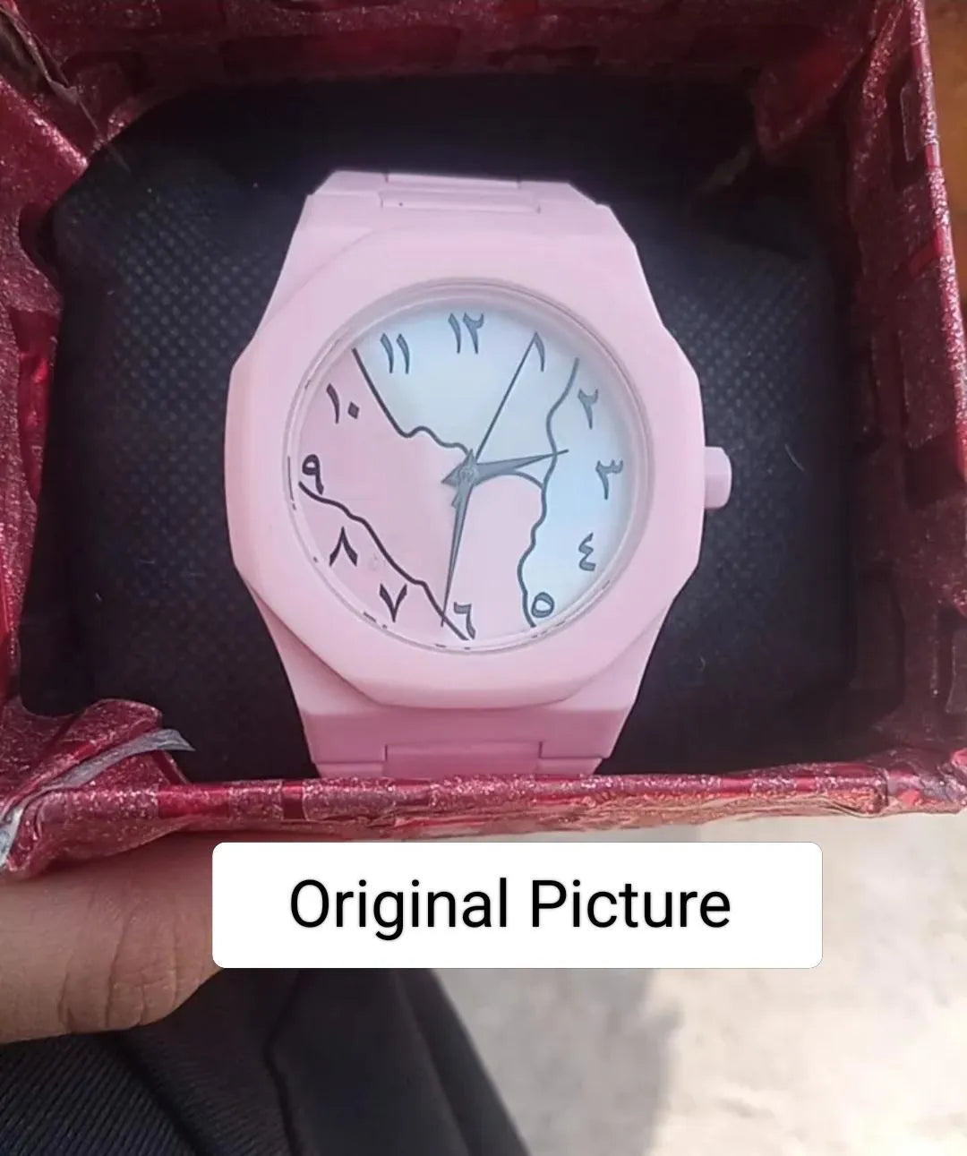 Pink Women's Carbon Fiber Analogue Watch 40mm (TS-25)