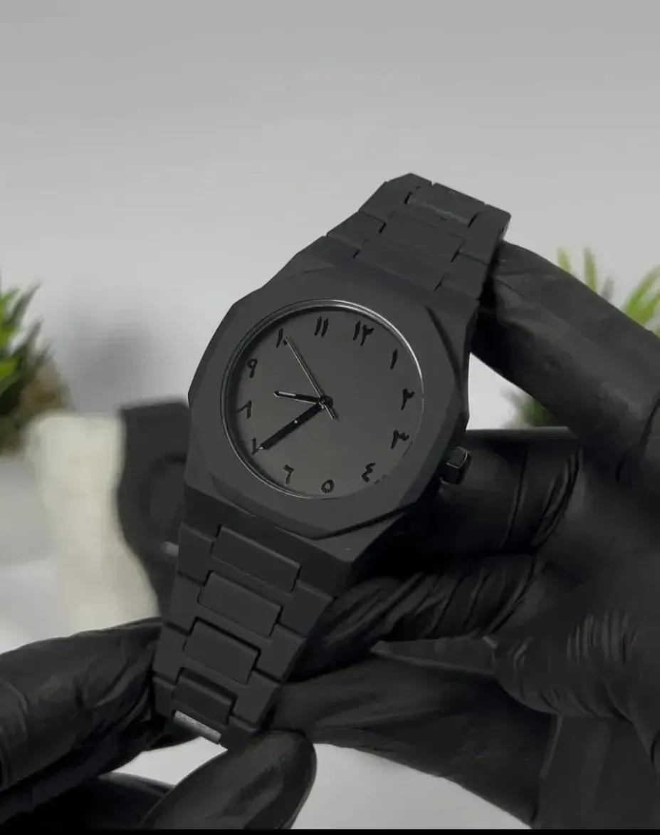 Men's Black Carbon Fiber Analogue Watch (TS-01)