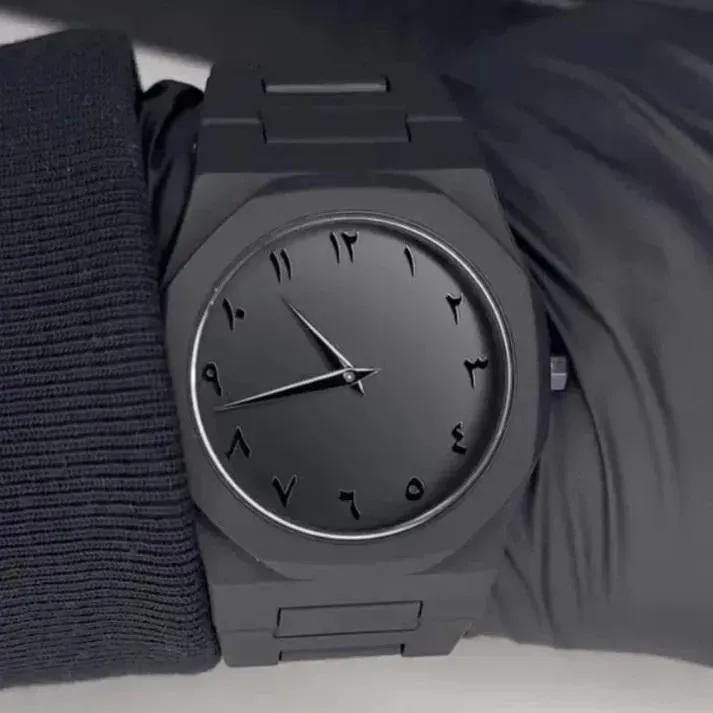 Men's Black Carbon Fiber Analogue Watch (TS-01)