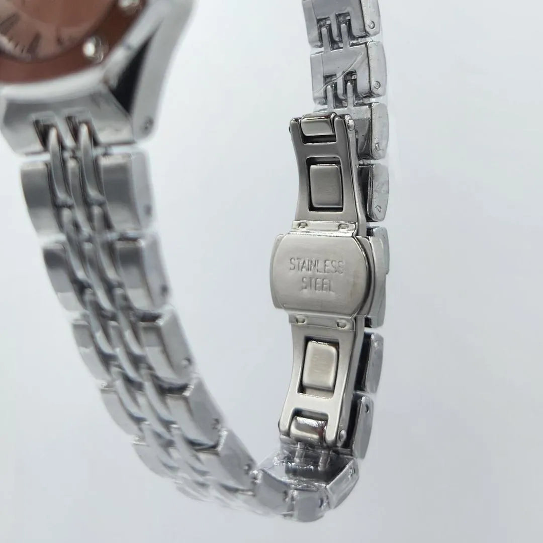 IEKE Stainless Steel Octagonal Watch with Crystal Studded Dial (TS-26)